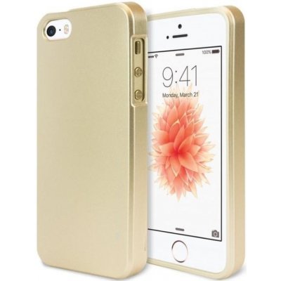 Pouzdro Jelly Case Apple iPhone 5C zlaté