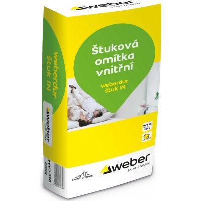 Weber weber.dur štuk IN vnitřní 25 kg - MVJ 310 25 – HobbyKompas.cz