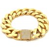 Náramek Beny Jewellery zlatý náramek Pancíř se Zirkony 7010470