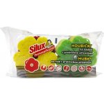 Silux Household houbička na nádobí s praktickou přísavkou Kytička 4 ks – Zboží Dáma