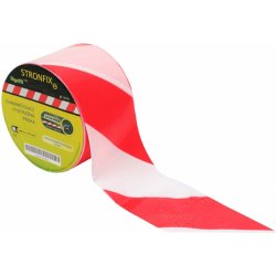 Walteco Výstražná páska 75 mm x 100 m červeno-bílá 20157