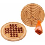 Butebuy Peg Solitaire 2v1 s kuličkami Single Noble dáma skákaná – Zboží Dáma
