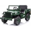 Mamido elektrický jeep Willys Star 4x4 tmavě zelená