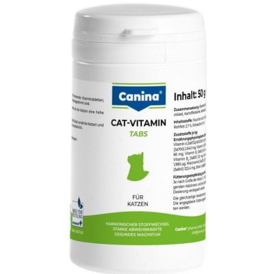 Canina Cat Vitamin Tabs 50 g – Zboží Mobilmania
