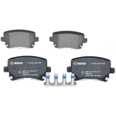 Sada brzdových destiček, vždy 4 kusy v sadě BOSCH 0 986 494 053 (0986494053) – Sleviste.cz