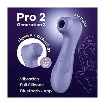 Satisfyer Pro 2 Generation 3 Connect App fialový