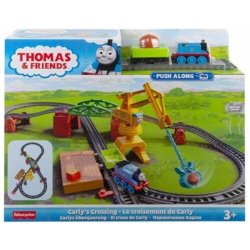 Fisher Price Thomas & Friends Carly's Crossing Metal Engine Train Set