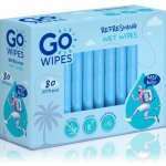 GoWipes Refreshing Wet Wipes osvěžující vlhčené ubrousky 10x8 ks – Zboží Dáma