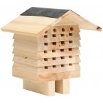 Greatstore hmyzí hotel masivní jedlové dřevo 22 x 20 x 20 cm – HobbyKompas.cz