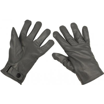 Mil Tec rukavice kožené BW s podšívkou šedé – Zboží Mobilmania