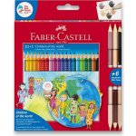 Faber-Castell Pastelky Colour Grip Children of the world 20 ks + 6 ks 2017 – Hledejceny.cz