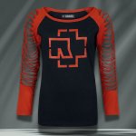 Rammstein tričko s dlouhým rukávem, Rotes Licht BP Red & Black – Zboží Dáma