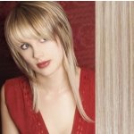 Clip in ofina REMY 100% lidské vlasy PLATINA/SVĚTLE HNĚDÁ – Zboží Dáma