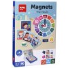 Magnetky pro děti APLI magnetická hra Kids 96 ks hodiny