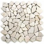 Divero Garth 604 Mramorová mozaika 35 x 35 cm krémová 1m²