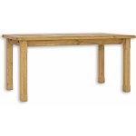 Nábytek z lesa NZL-JS701 Jídelní stůl masiv Rustikal 80 x 80 120 x 80 140 x 80 160 x 80 180 x 90 200 x 100 – Sleviste.cz