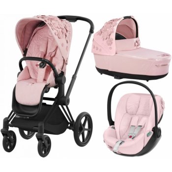 CYBEX Rám Priam 4.0 Seat Pack Lux Carry Cot + Cloud T i-Size Simply Flowers 2023 Pale Blush