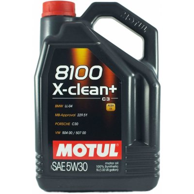 Motul 8100 X-clean+ 5W-30 5 l – Zboží Mobilmania