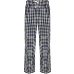 Skinnifit pánské flanelové pyžamové kalhoty bílo černé – Zboží Mobilmania