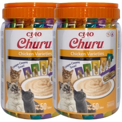 Churu Cat Chicken 50 x 14 g – Zbozi.Blesk.cz