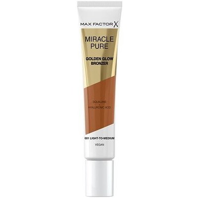 Max Factor Miracle Pure rozjasňující krémový bronzer 001 Light-To-Medium 15 ml – Zboží Dáma