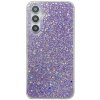 Pouzdro a kryt na mobilní telefon Samsung Protemio 83654 Glitter Ochranný kryt Samsung Galaxy A14 5G fialový