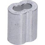 Hliníková lisovací spojka pro ø2.0mm lanko – Zboží Dáma