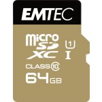 Emtec microSDXC Class 10 64 GB ECMSDM64GXC10GP – Hledejceny.cz