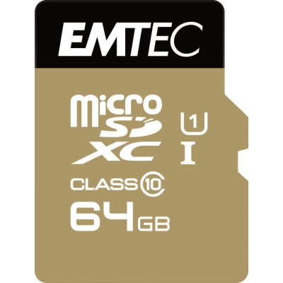 Emtec microSDXC Class 10 64 GB ECMSDM64GXC10GP – Sleviste.cz