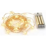 DecoLED DecoLED LED světelný řetěz na baterie hvězdičky teple bílá 20 diod 2,3 m – Hledejceny.cz
