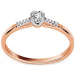 i Zlato Forever Briliantový zásnubní prsten z kolekce Illusion ROYBR180A – Zboží Mobilmania