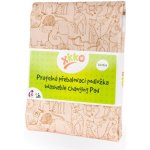 Kikko Pratelná podložka XKKO Watercolour Polka Dots Safari Honey Mustard 50 x 70 – Zboží Dáma