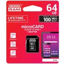 paměťová karta Goodram microSDHC 64 GB UHS-I M1AA-0640R11