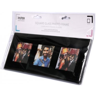 FUJIFILM INSTAX TRIPLE SQUARE Glass Photo Frame – Zboží Mobilmania