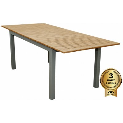 Doppler EXPERT WOOD rozkládací hliníkový stůl 220/280x100x75 cm – Zboží Mobilmania