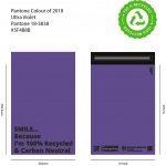 Poštovní Recyklovaná Plastová Obálka Fialová 30.5x40.6cm – Zboží Živě