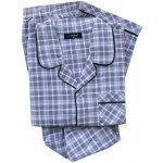 C-lemon pánské pyžamo dlouhé propínací flanelové šedé – Zboží Dáma