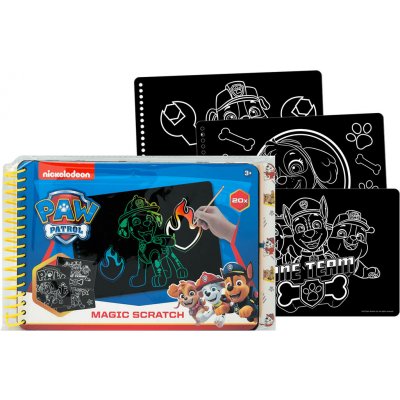 TOYCOMPANY Paw Patrol škrabací obrázky sešit 20 listů A5 – Hledejceny.cz