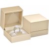 Dárková krabička JK Box Luxusní LED osvětlená koženková krabička na prsten ZK-2/L/A20