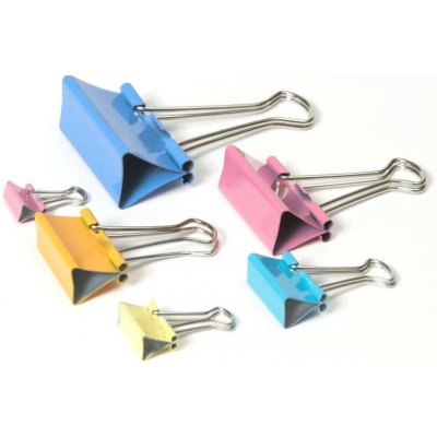 Conmetron Klipy kovové barevné RON - 19 mm 35220 – Sleviste.cz