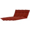 Polstr, sedák a poduška LIVARNO home Houston červenohnědá 190 x 60 x 4 cm, 4dílná,