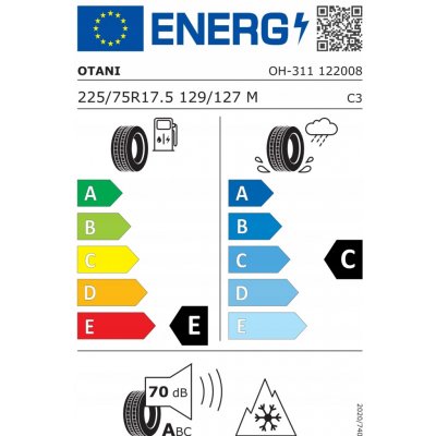 Otani OH-311 225/75 R17,5 129/127M – Zboží Mobilmania