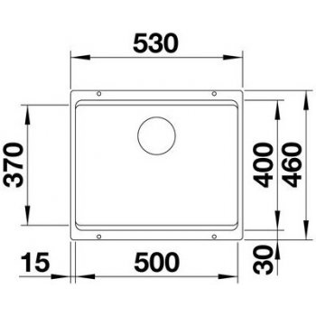 Blanco Etagon 500-U Antracit