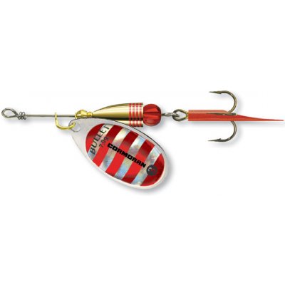 Cormoran rotační třpytka Bullet vel.3 silver red striped 7 g – Hledejceny.cz