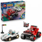 LEGO® Sonic the Hedgehog™ 77118 Silver a jeho auto vs. Knuckles a jeho monster truck – Zboží Živě