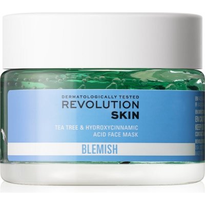 Revolution Skincare Blemish Tea Tree & Hydroxycinnamic Acid Face Mask 50 ml – Zboží Mobilmania