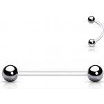 Šperky4U piercing do jazyka BioFlex PJ01213-16 – Zboží Dáma