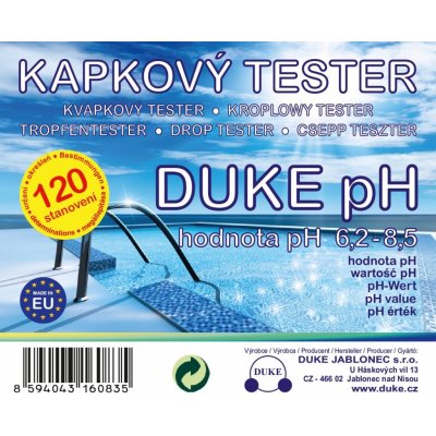 GUAPEX DUKE pH kapkový tester