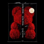 Medvídárek BIG Classic medvídek z růží 40cm dárkově balený - světle červený – Sleviste.cz