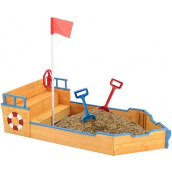Timeless Tools Pískoviště ve tvaru pirátské loďky